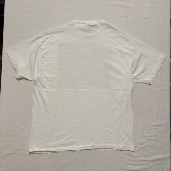 VTG 90's BMC Software Tech Computer Graphic Short Sleeve T-Shirt White Men's L - Picture 5 of 5